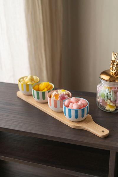 Hovedbilde Suna serveringssett – 4 skåler m/håndtak