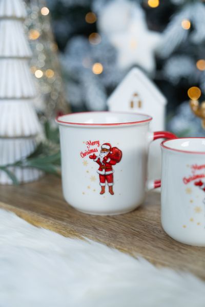 Hovedbilde Kopp Merry Christmas 400ml - Nisse