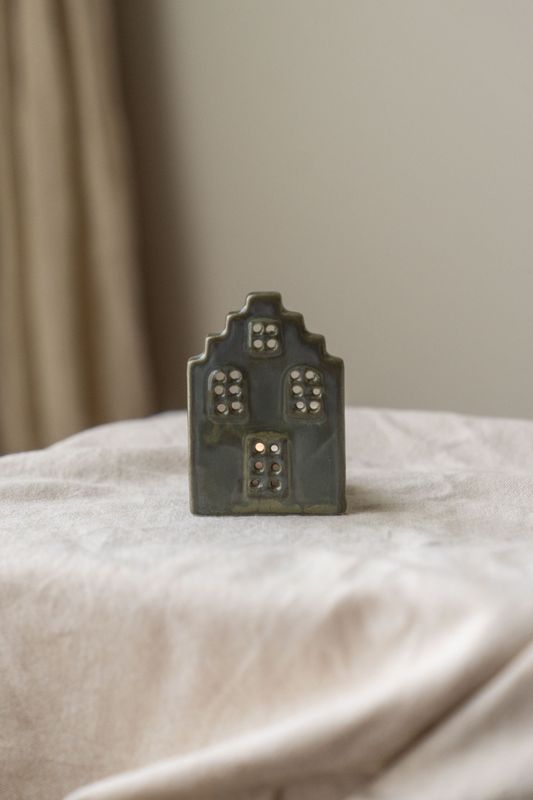 Telysholder Hus 8cm - Versjon 4