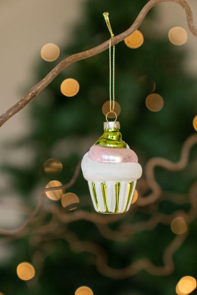 Hovedbilde Juletrepynt - Cupcake Grønn