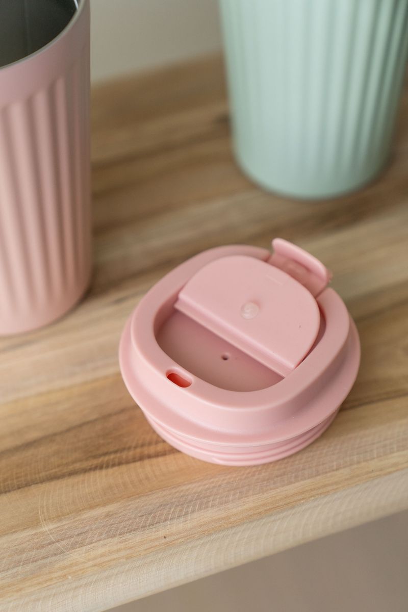 Termokrus i stål – rosa