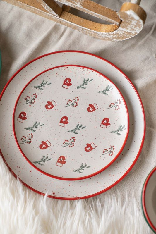 Julehilsen Tallerken 20cm - Vott