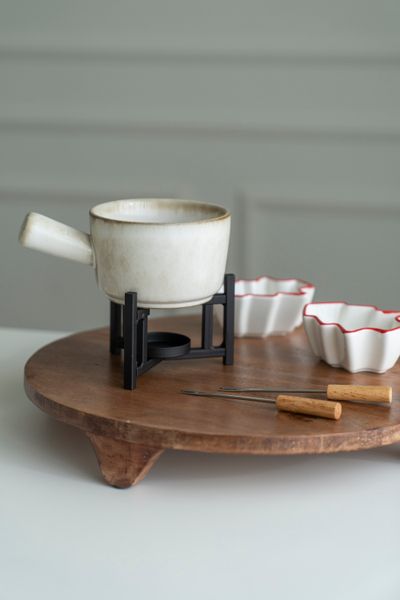 Hovedbilde Fondue Sett - Beige