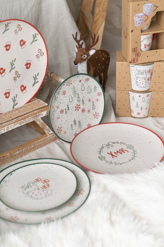 Julehilsen Skål 14cm - HoHoHo